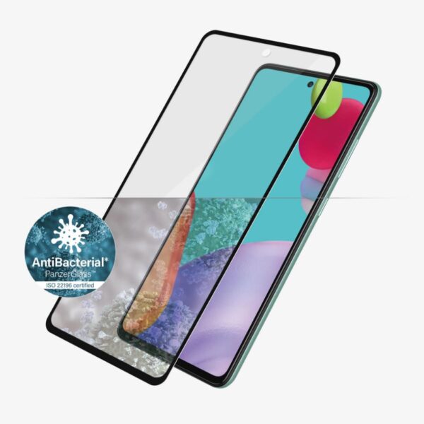 PanzerGlass | Samsung | Galaxy A52 | Black/Transparent | Antifingerprint screen protector