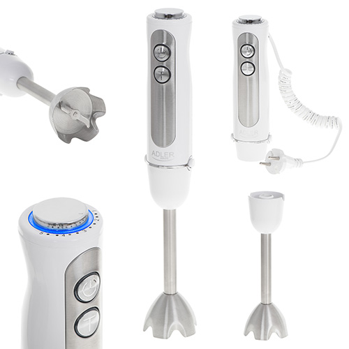 Adler | Hand blender | AD 4625w | Hand Blender | 1500 W | Number of speeds 5 | Turbo mode | White - Image 4