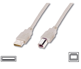 Logilink | USB 2.0 connection cable | USB-A to USB-B USB A male | USB B male