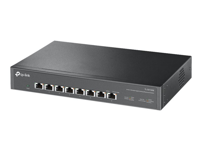 TP-LINK | 8-Port 10G Switch | TL-SX1008 | Unmanaged | Desktop/Rackmountable | Power supply type External - Image 2