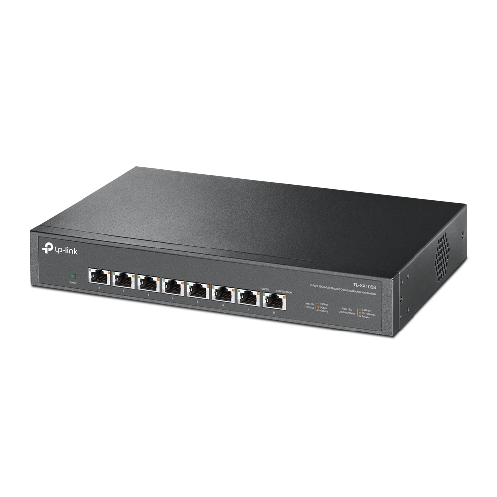 TP-LINK | 8-Port 10G Switch | TL-SX1008 | Unmanaged | Desktop/Rackmountable | Power supply type External - Image 6