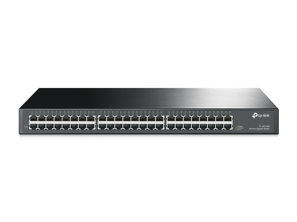 TP-LINK | 48-Port Gigabit Rackmount Switch | TL-SG1048 | Unmanaged | Rackmountable
