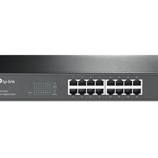 TP-LINK | 16-Port Gigabit Switch | TL-SG1016D | Unmanaged | Desktop/Rackmountable