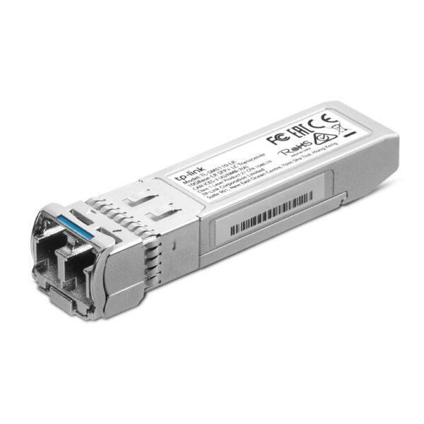TP-LINK | 10GBase-LR SFP+ LC Transceiver | TL-SM5110-LR | LC Duplex | 10240 Mbit/s | Wavelength 1310 nm | Maximum transfer distance 10000 m | 0–70 °C