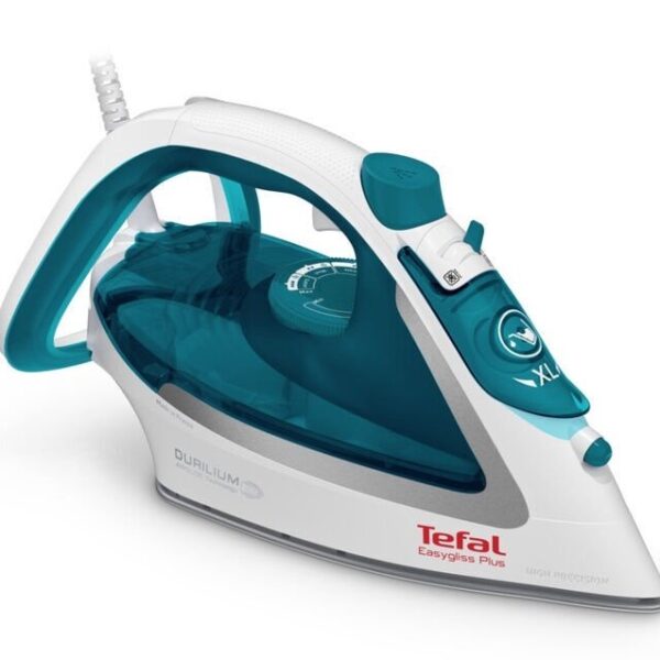TEFAL | FV5718 | Steam iron | 2500 W | Water tank capacity 270 ml | Continuous steam 45 g/min | Steam boost performance 195 g/min | Blue/ white