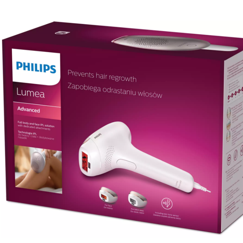Philips | Lumea Advanced IPL Hair Removal Device | SC1998/00 | Bulb lifetime (flashes) 250000 | Number of power levels 5 | White - Image 17