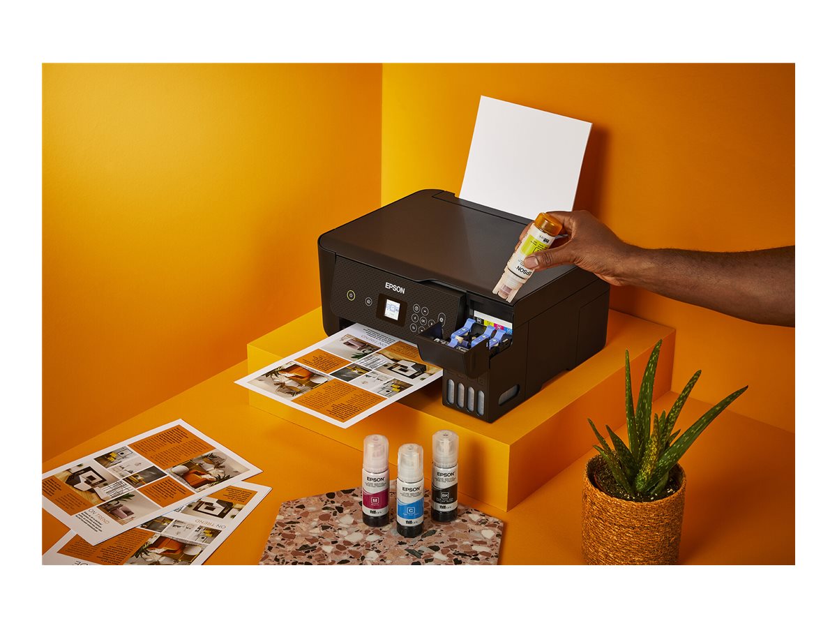 Epson | Multifunctional printer | EcoTank L3260 | Inkjet | Colour | 3-in-1 | Wi-Fi | Black - Image 60