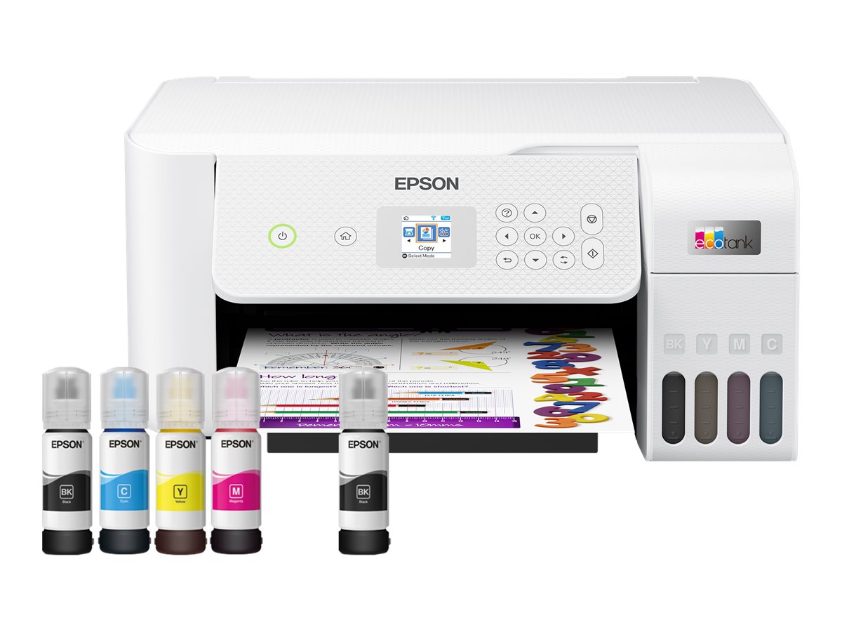 Epson | Multifunctional printer | EcoTank L3266 | Inkjet | Colour | 3-in-1 | Wi-Fi | White - Image 20