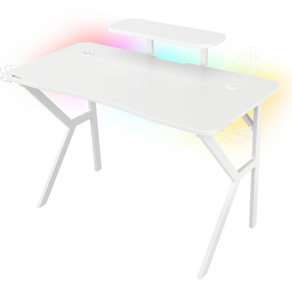 Genesis | Gaming Desk | Holm 320 RGB | White