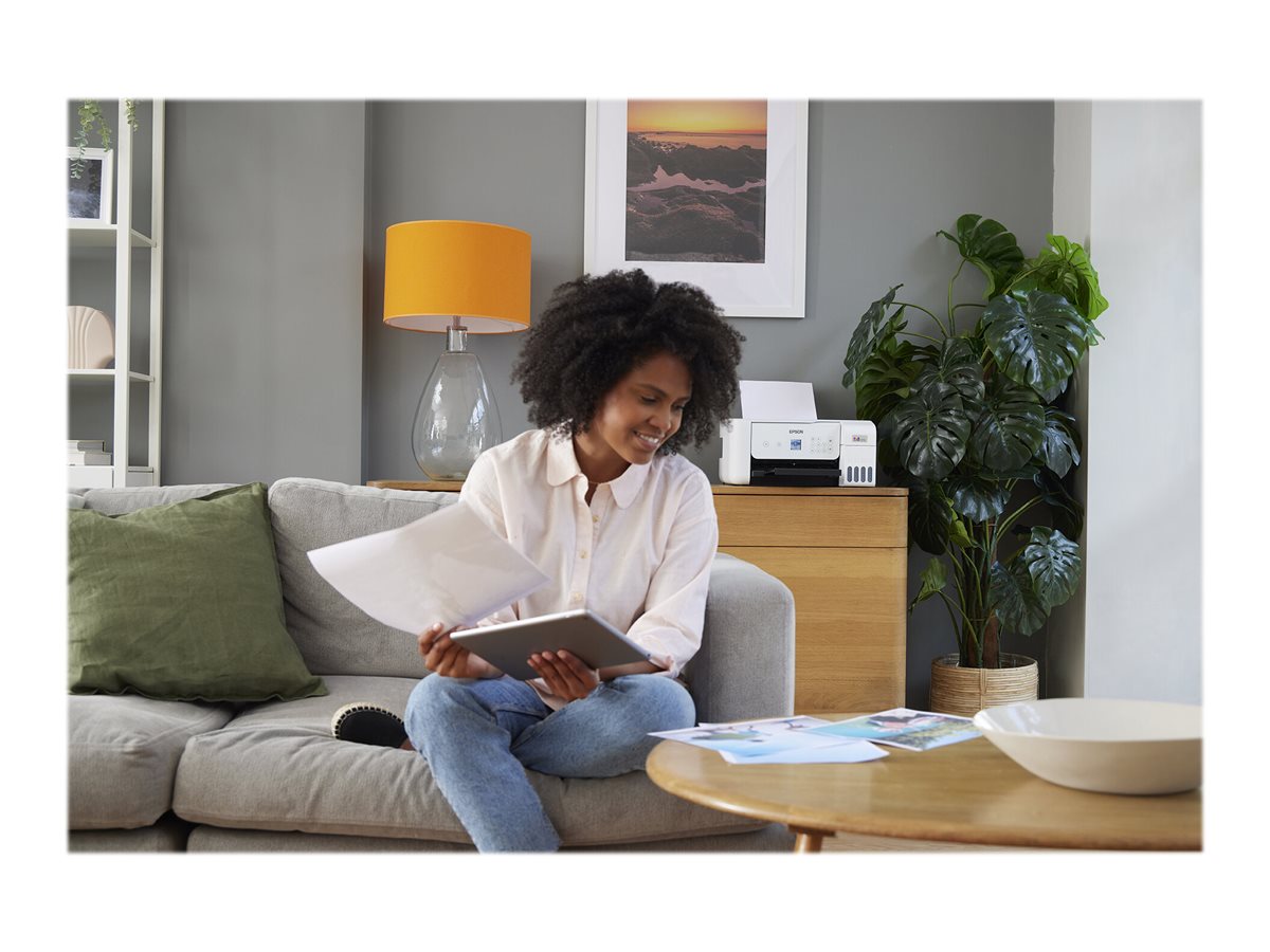 Epson | Multifunctional printer | EcoTank L3266 | Inkjet | Colour | 3-in-1 | Wi-Fi | White - Image 57