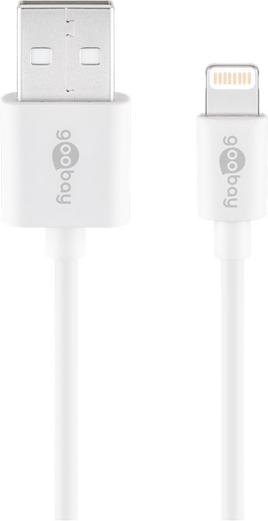 Goobay | Lightning USB charging and sync cable | 54600 | USB-C to Lightning Apple Lightnin male (8-pin) | USB 2.0 male (type A)