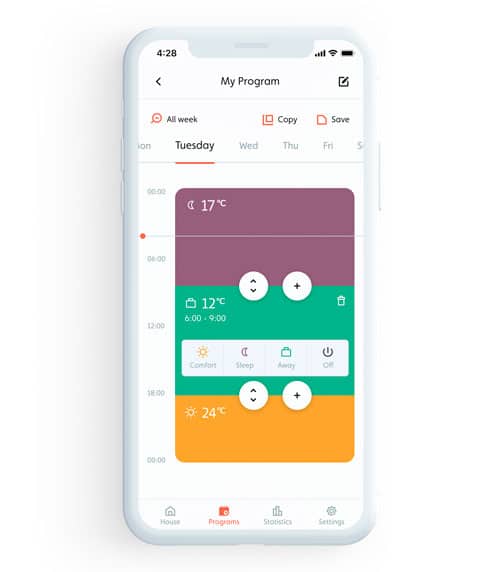 Mill | Heater | CO1200WIFI3 GEN3 | Convection Heater | 1200 W | Number of power levels 3 | Suitable for rooms up to 14-18 m² | White | N/A - Image 8