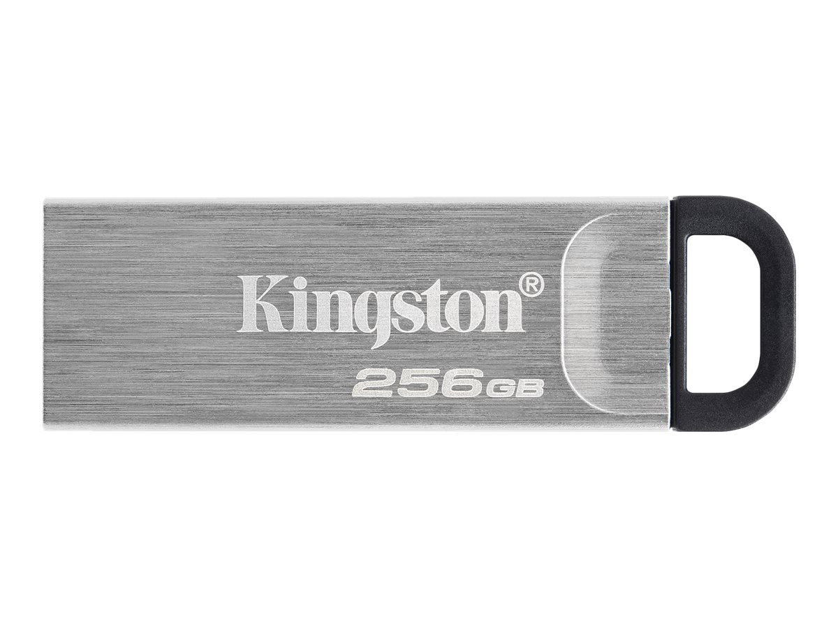 Kingston | USB Flash Drive | DataTraveler Kyson | 256 GB | Type-A USB 3.2 Gen 1 | Silver - Image 2