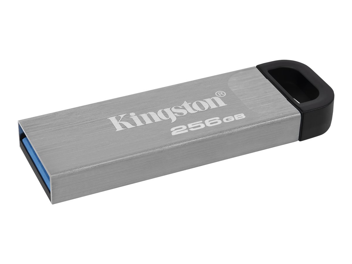 Kingston | USB Flash Drive | DataTraveler Kyson | 256 GB | Type-A USB 3.2 Gen 1 | Silver - Image 3