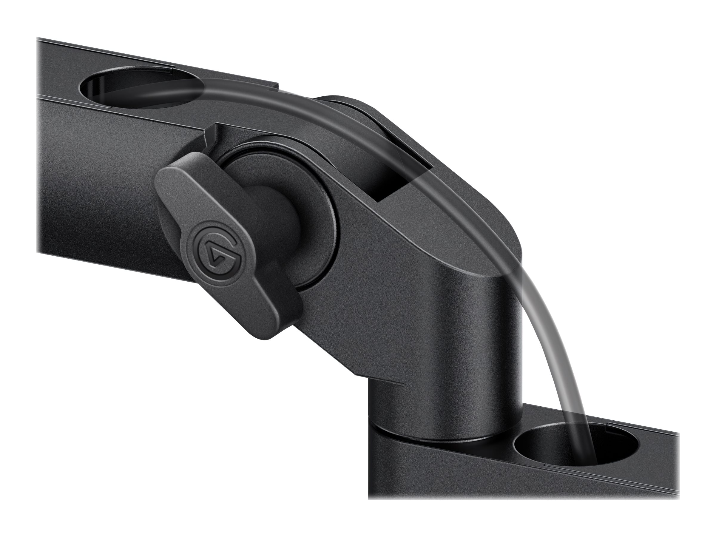 Elgato | Wave Mic Arm | 10AAN9901 | Upper Arm Desk Clearance (160 mm); Lower Arm Desk Clearance (70 mm); Horizontal Reach (740 mm); Vertical Rotation (90 ° up / 60 ° down (elbow); Desk Clamp expandable up to 60 mm | Low Profile - Image 11