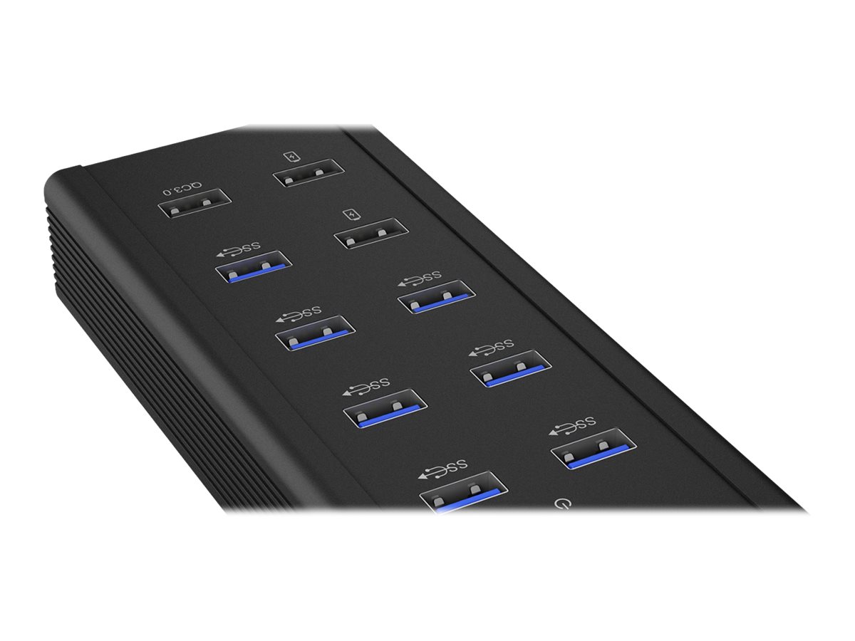 Raidsonic | 7-port Industrial hub | IB-HUB1703-QC3 | USB Type-A - Image 9