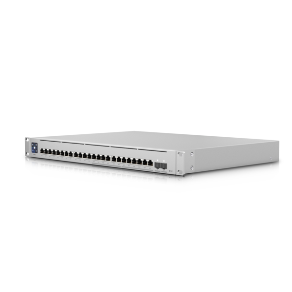 Ubiquiti | Switch Enterprise 24 PoE | USW-Enterprise-24-PoE | Managed L3 | Rackmountable | Gigabit Ethernet (copper) ports quantity 12x10/100/1000 Mbps + 12x100/1000/2500 Mbps | SFP ports quantity 0 | SFP+ ports quantity 2 | PoE+ ports quantity 24 | Power supply type AC/DC, Internal, 550W