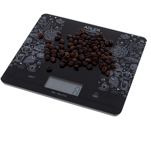 Adler | Kitchen scale | AD 3171 | Maximum weight (capacity) 10 kg | Graduation 1 g | Display type LCD | Black - Image 3