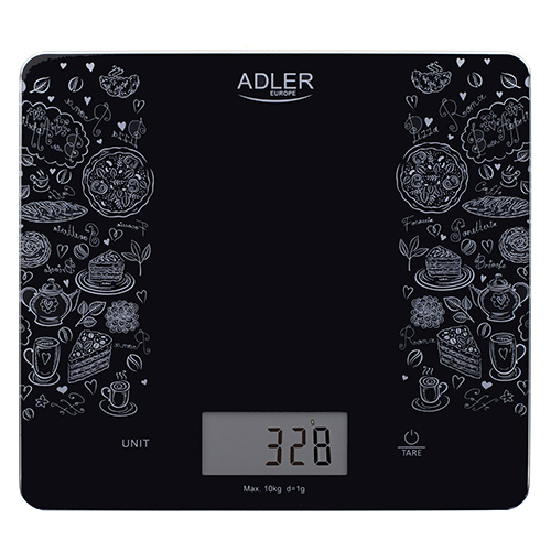 Adler | Kitchen scale | AD 3171 | Maximum weight (capacity) 10 kg | Graduation 1 g | Display type LCD | Black - Image 4