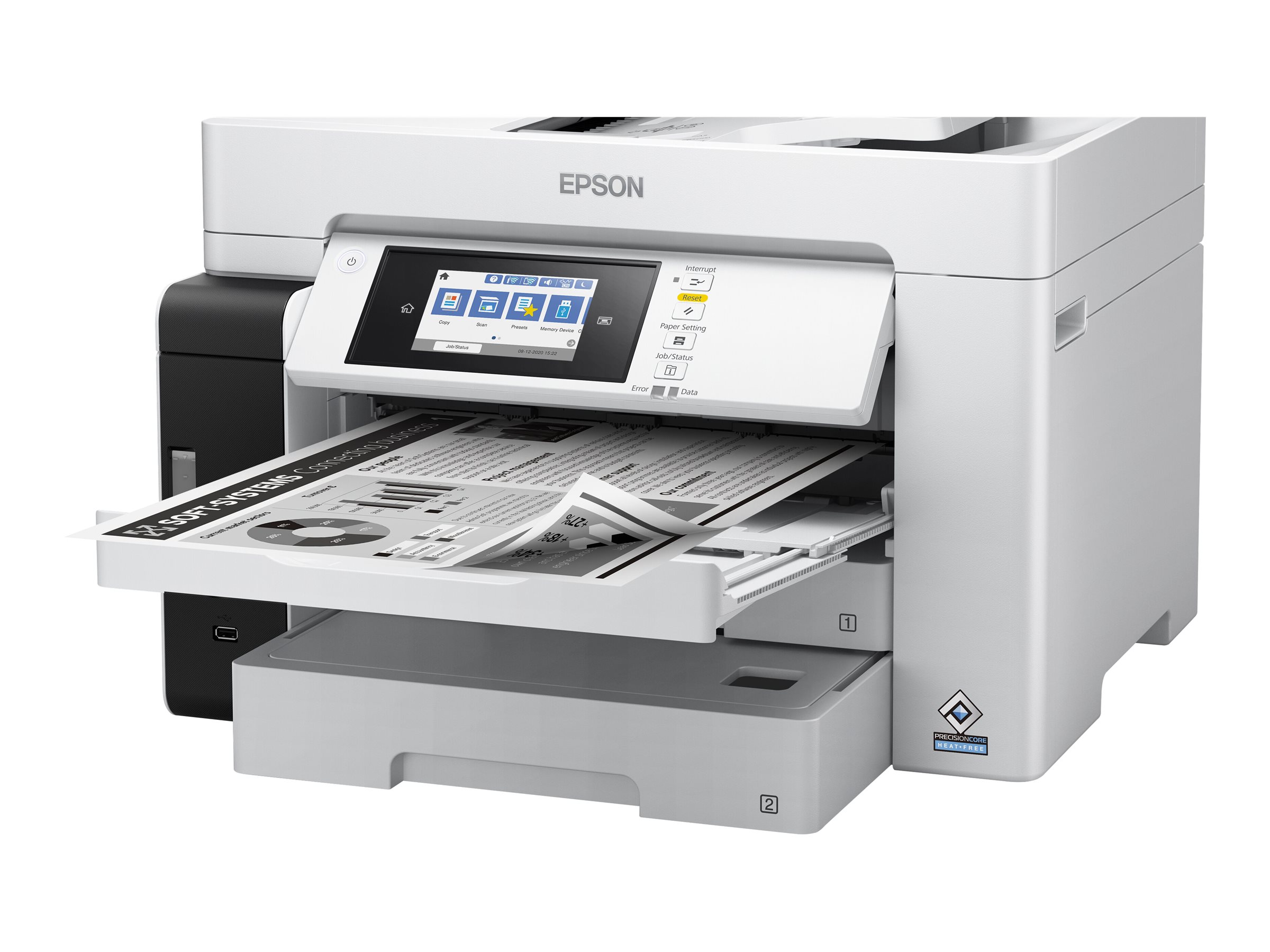 Epson Multifunctional printer | EcoTank M15180 | Inkjet | Mono | 3-in-1 | Wi-Fi | Black and white - Image 2