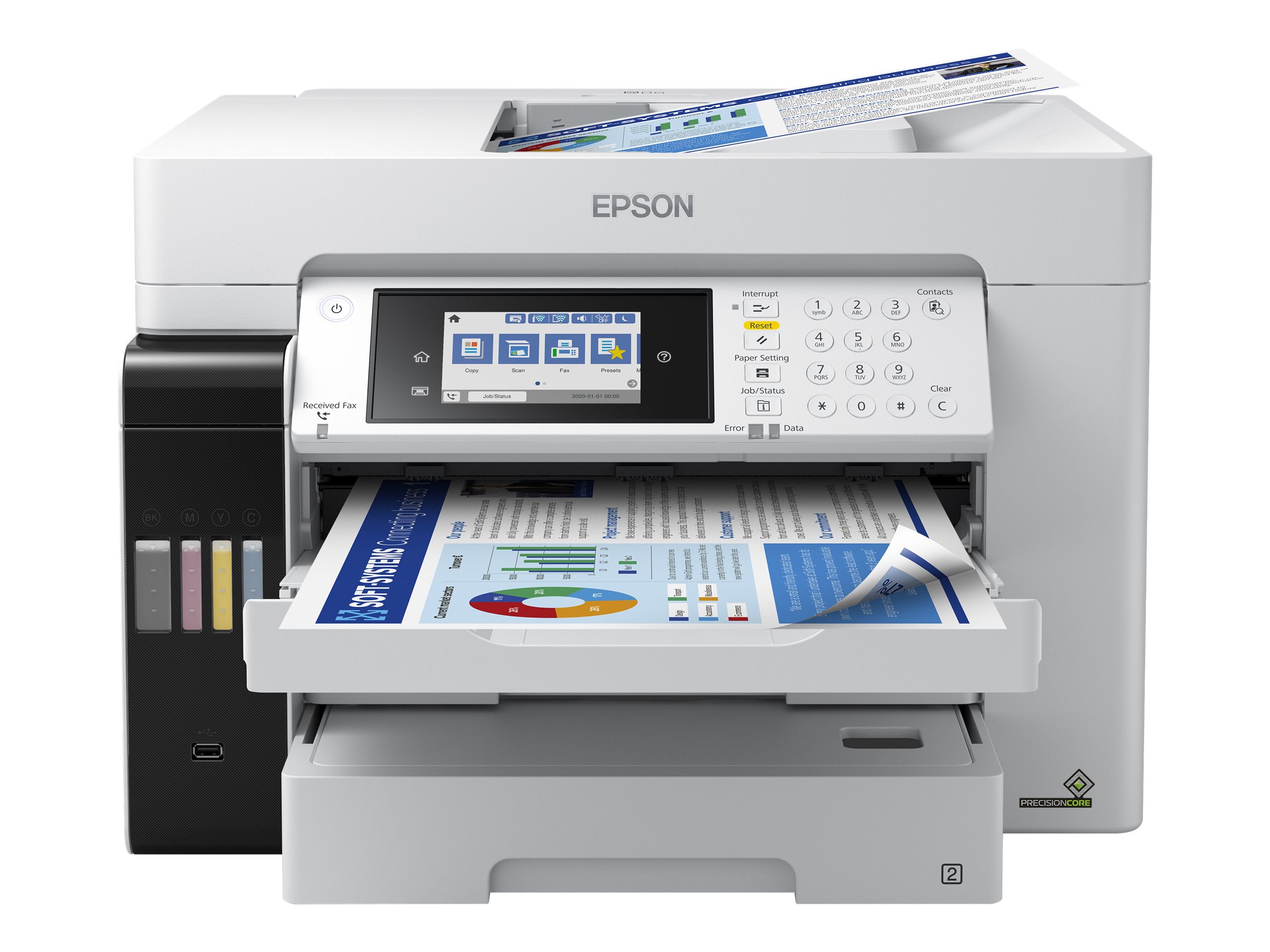 Epson Multifunctional printer | EcoTank L15180 | Inkjet | Colour | 4-in-1 | Wi-Fi | Black and white - Image 4