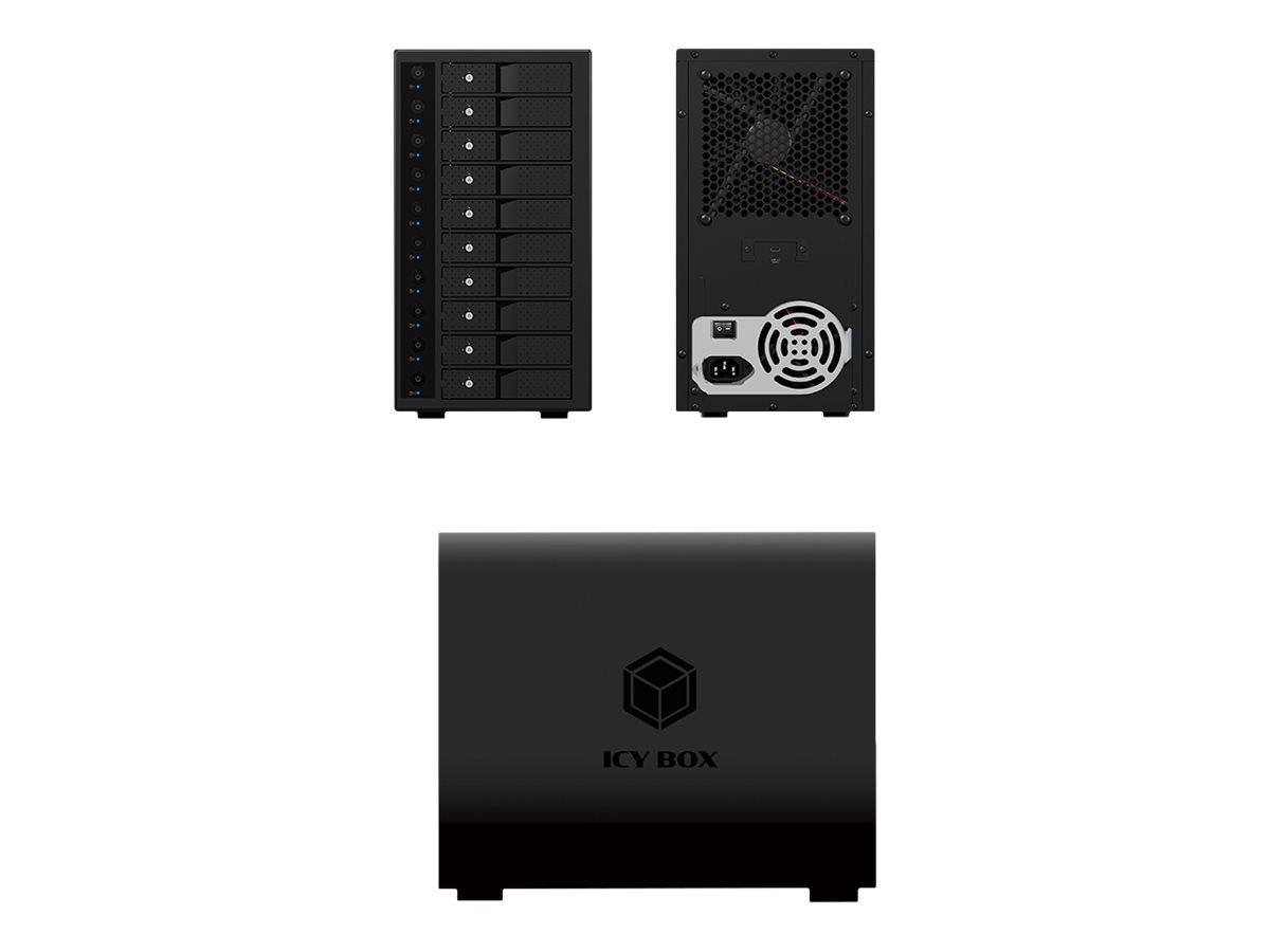 Raidsonic | Icy Box | IB-3810-C31 SINGLE enclosure for 10x HDD with USB 3.1 (Gen 2) Type-C or Type-A interface - Image 6
