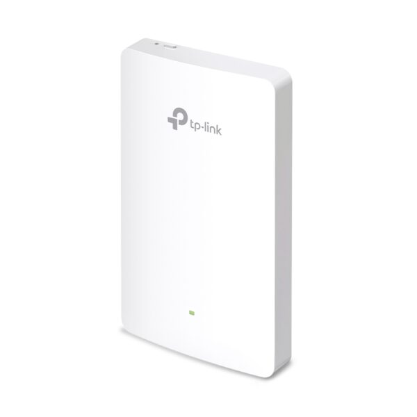TP-LINK | AX1800 Wall-Plate Dual-Band Wi-Fi 6 Access Point | EAP615-Wall | 802.11ax | 10/100/1000 Mbit/s | Ethernet LAN (RJ-45) ports 4 | MU-MiMO Yes | PoE out
