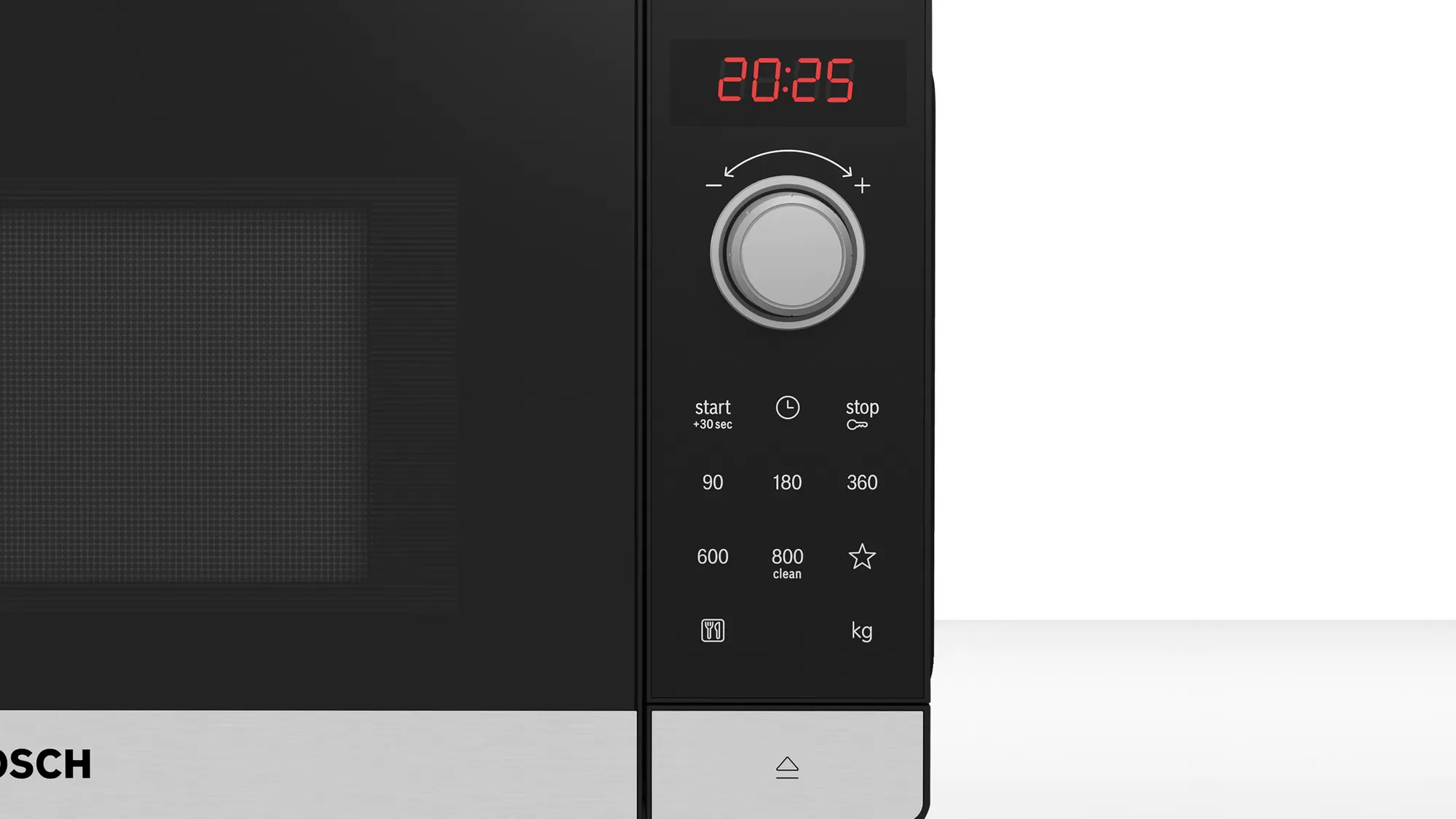 Bosch | Microwave Oven | FFL023MS2 | Free standing | 20 L | 800 W | Black - Image 3