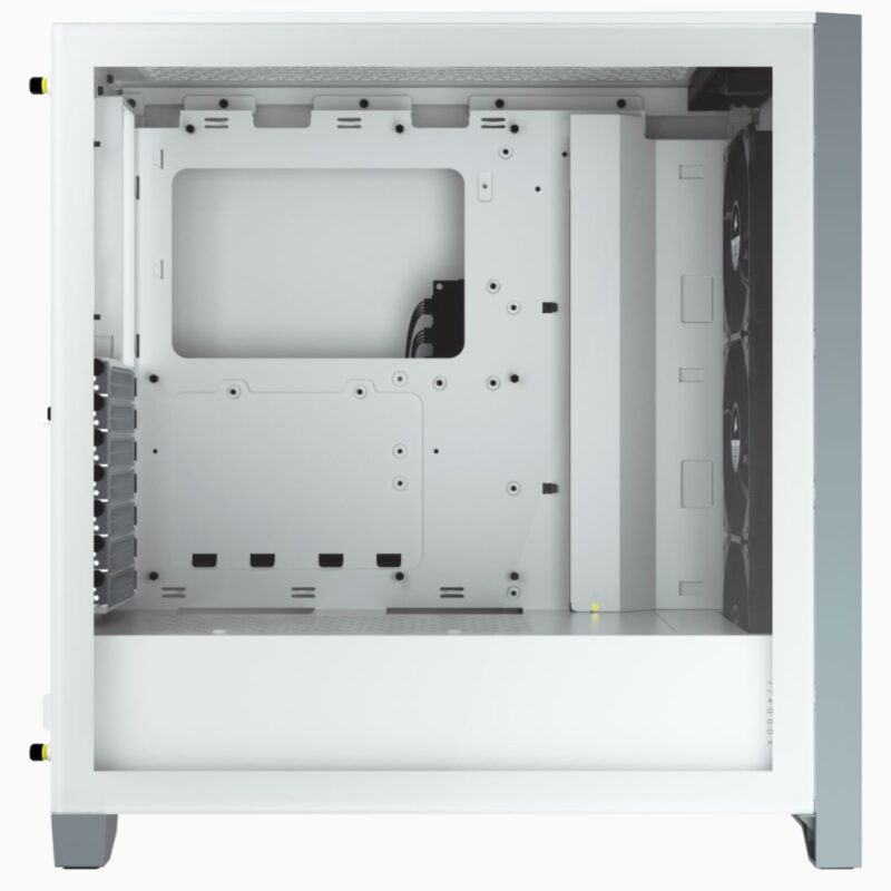 Corsair | Tempered Glass Mid-Tower ATX Case | iCUE 4000X RGB | Side window | White | Mid-Tower | Power supply included No | ATX - Image 10