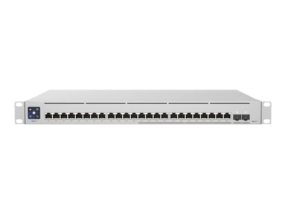 Ubiquiti | Switch Enterprise 24 PoE | USW-Enterprise-24-PoE | Managed L3 | Rackmountable | Gigabit Ethernet (copper) ports quantity 12x10/100/1000 Mbps + 12x100/1000/2500 Mbps | SFP ports quantity 0 | SFP+ ports quantity 2 | PoE+ ports quantity 24 | Power supply type AC/DC, Internal, 550W - Image 4