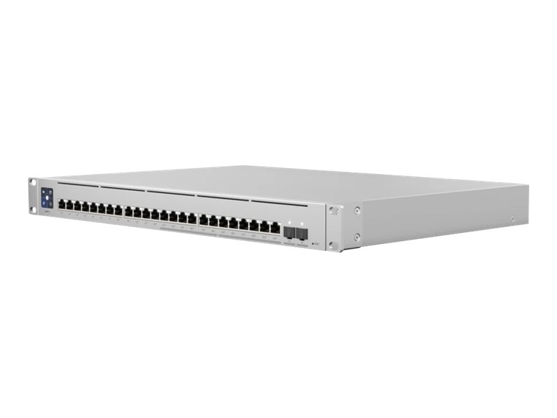 Ubiquiti | Switch Enterprise 24 PoE | USW-Enterprise-24-PoE | Managed L3 | Rackmountable | Gigabit Ethernet (copper) ports quantity 12x10/100/1000 Mbps + 12x100/1000/2500 Mbps | SFP ports quantity 0 | SFP+ ports quantity 2 | PoE+ ports quantity 24 | Power supply type AC/DC, Internal, 550W - Image 6