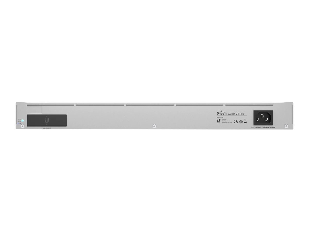 Ubiquiti | Switch Enterprise 24 PoE | USW-Enterprise-24-PoE | Managed L3 | Rackmountable | Gigabit Ethernet (copper) ports quantity 12x10/100/1000 Mbps + 12x100/1000/2500 Mbps | SFP ports quantity 0 | SFP+ ports quantity 2 | PoE+ ports quantity 24 | Power supply type AC/DC, Internal, 550W - Image 8