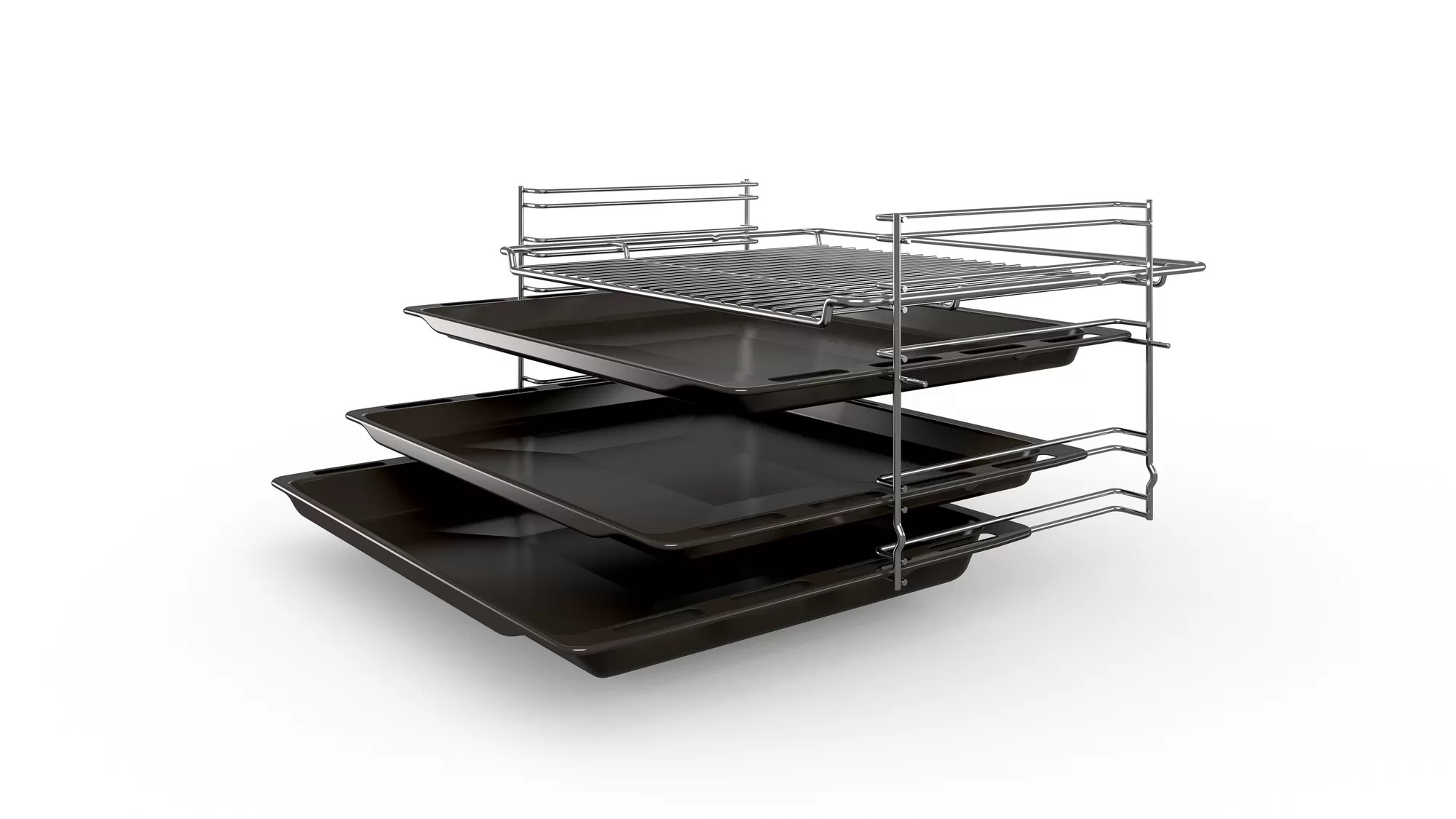 Bosch | Cooker | HLN39A060U | Hob type Induction | Oven type Electric | Black | Width 60 cm | Grilling | Red LED | Depth 60 cm | 66 L - Image 10