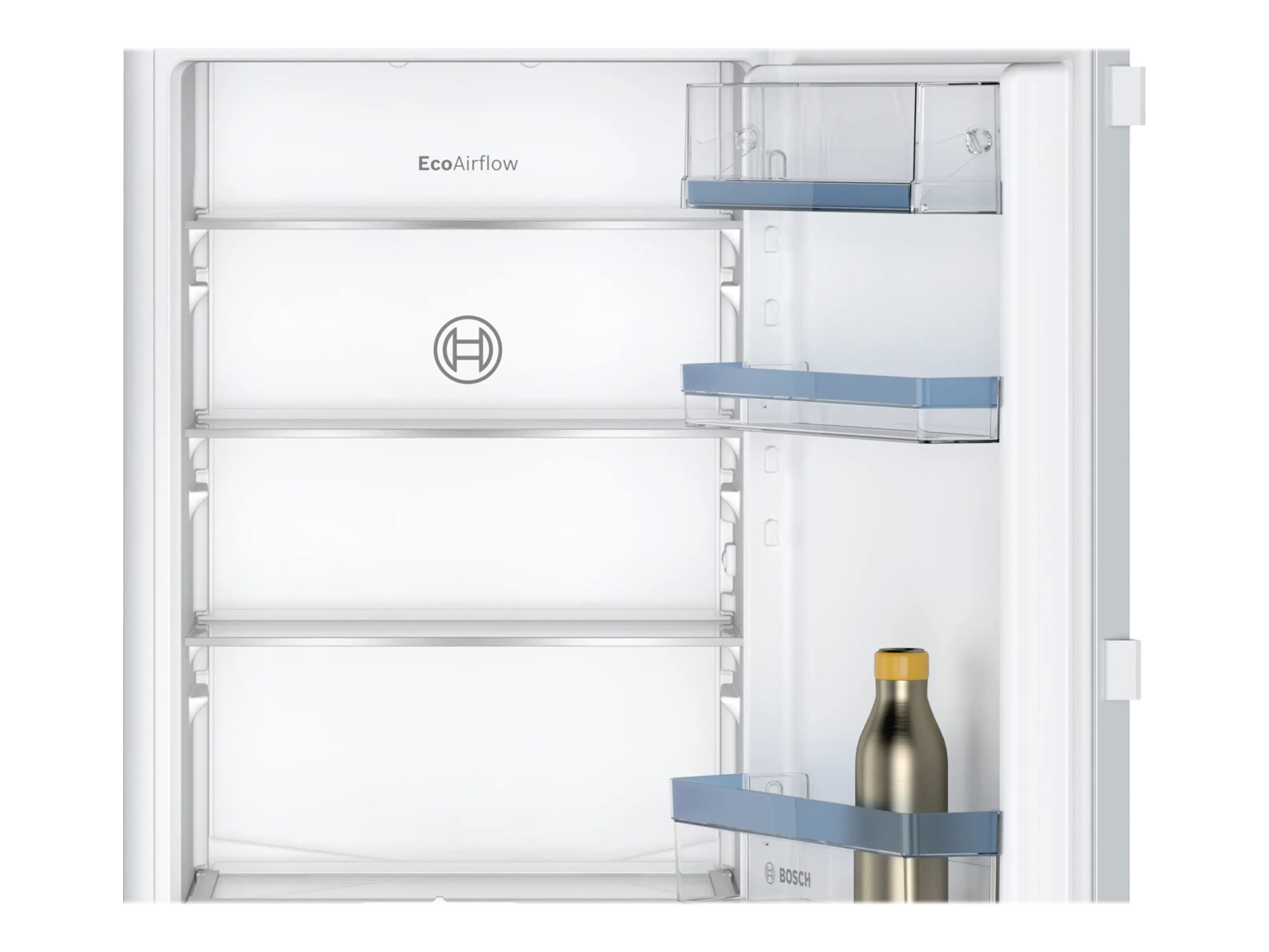 Bosch | Refrigerator | KIV86VFE1 | Energy efficiency class E | Built-in | Combi | Height 177.5 cm | Fridge net capacity 183 L | Freezer net capacity 84 L | 35 dB | White - Image 13