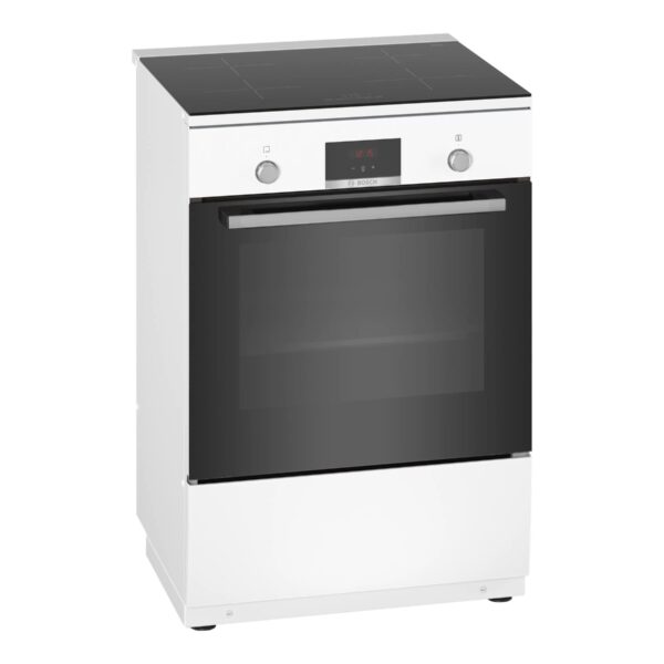 Bosch | Cooker | HLN39A020 | Hob type Induction | Oven type Electric | White | Width 60 cm | Grilling | LED | Depth 60 cm | 66 L