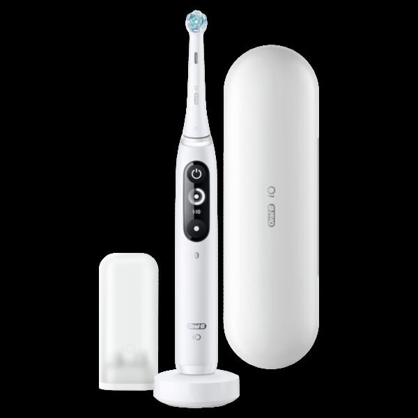 Oral-B | Electric toothbrush | iO Series 7N | Rechargeable | For adults | Number of brush heads included 1 | Number of teeth brushing modes 5 | White Alabaster