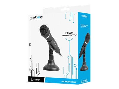 Natec | Microphone | NMI-0776 Adder | Black | Wired - Image 14