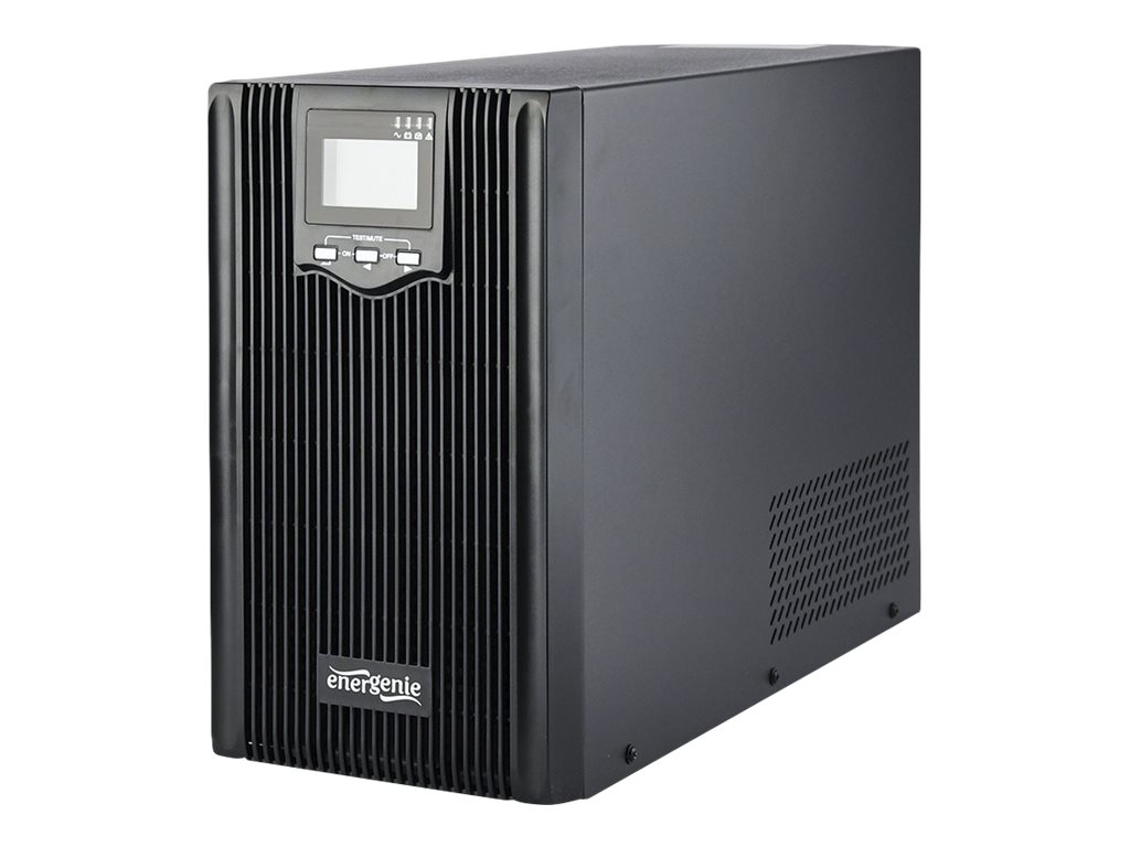 EnerGenie | 3000VA pure sine wave UPS | EG-UPS-PS3000-01 LCD display, USB, | 3000 VA | 2400 W - Image 2