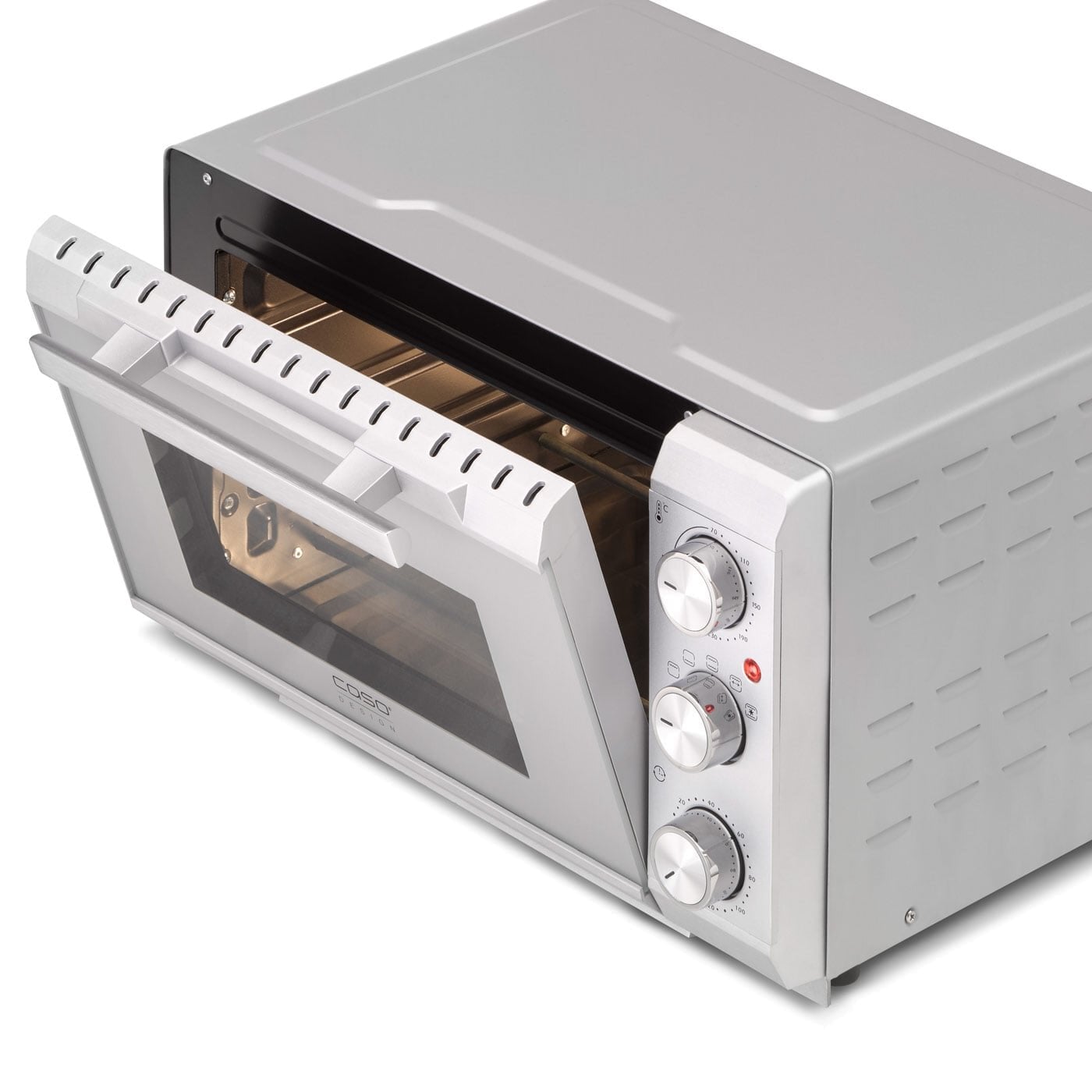 Caso | Compact oven | TO 20 SilverStyle | Easy Clean | Compact | 1500 W | Silver - Image 5