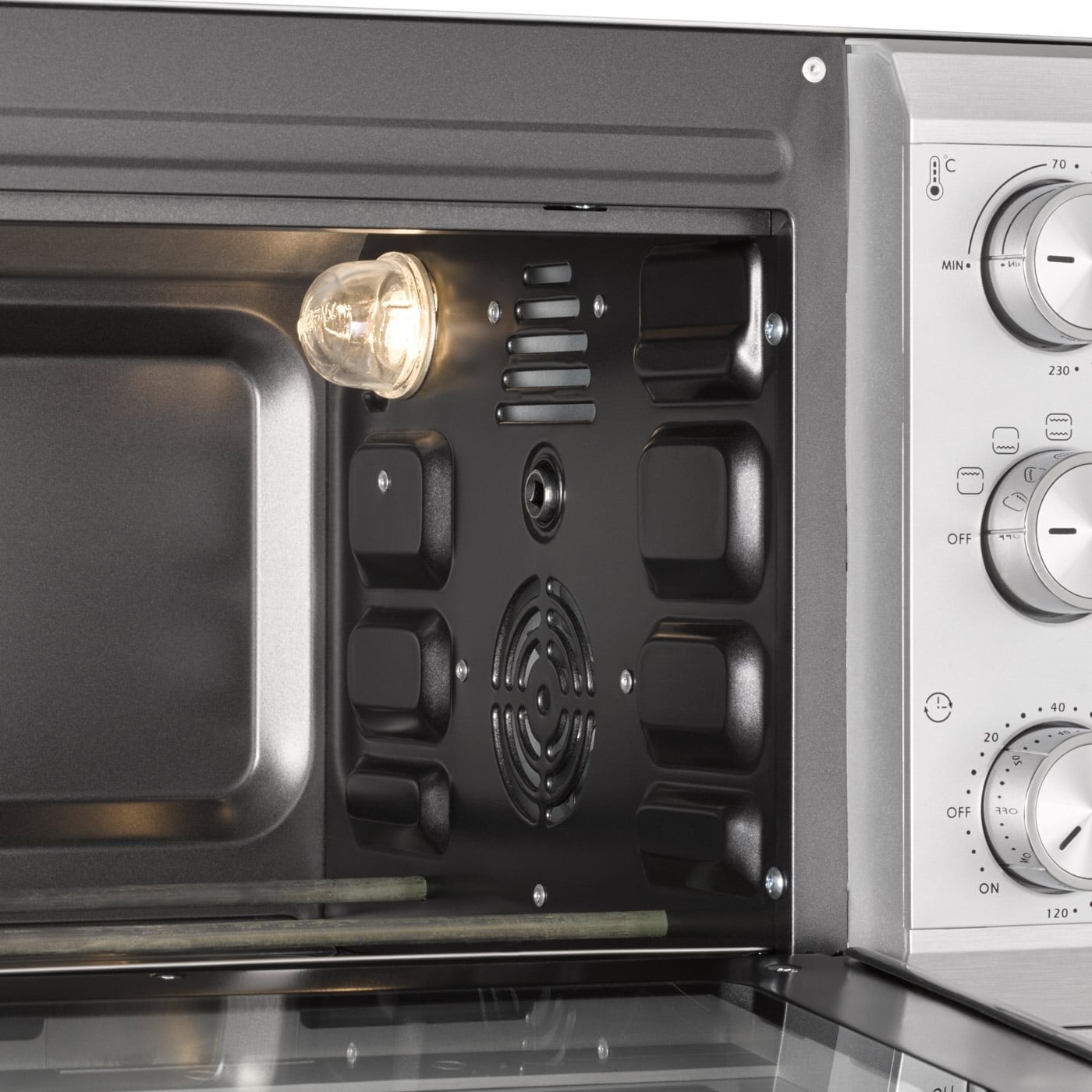 Caso | Compact oven | TO 20 SilverStyle | Easy Clean | Compact | 1500 W | Silver - Image 8