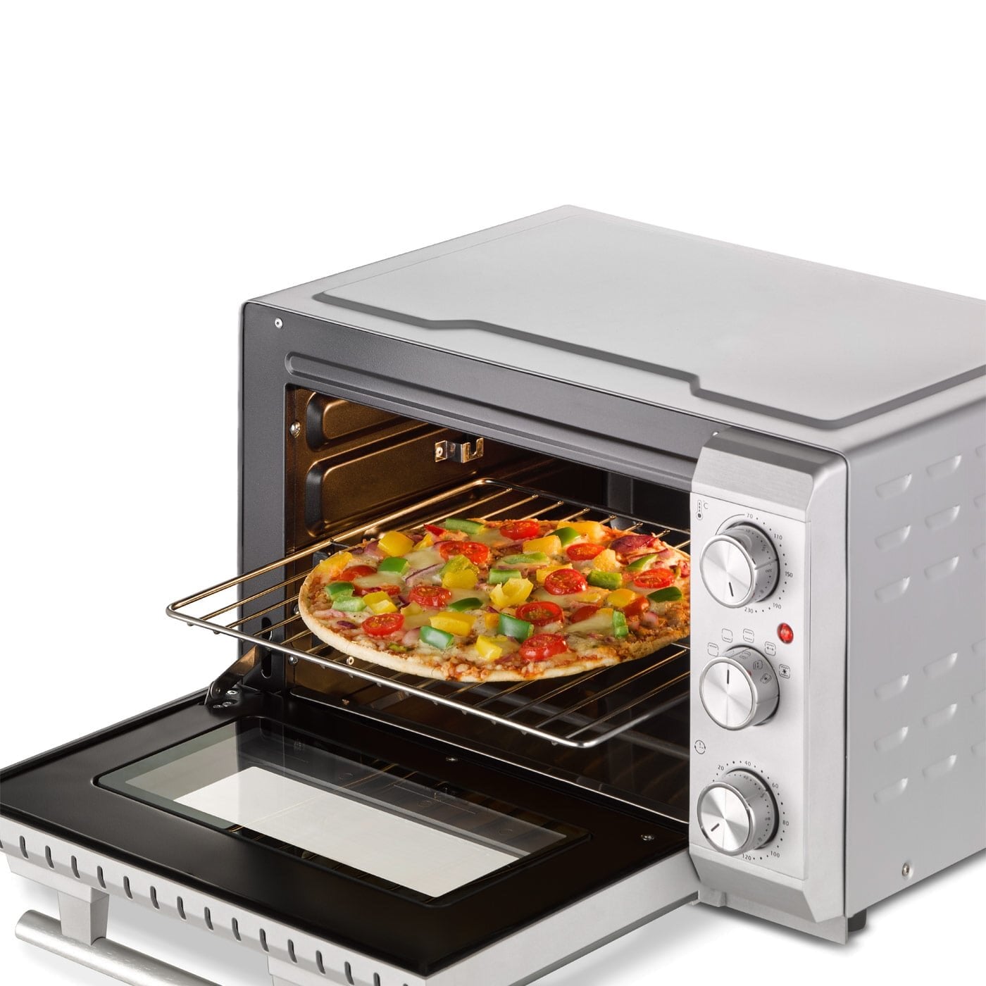 Caso | Compact oven | TO 20 SilverStyle | Easy Clean | Compact | 1500 W | Silver - Image 10