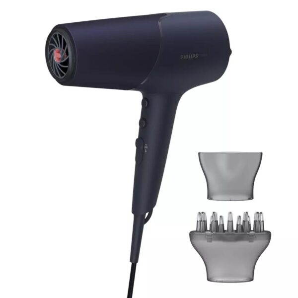 Philips | Hair Dryer | BHD510/00 | 2300 W | Number of temperature settings 3 | Ionic function | Diffuser nozzle | Blue/Metal