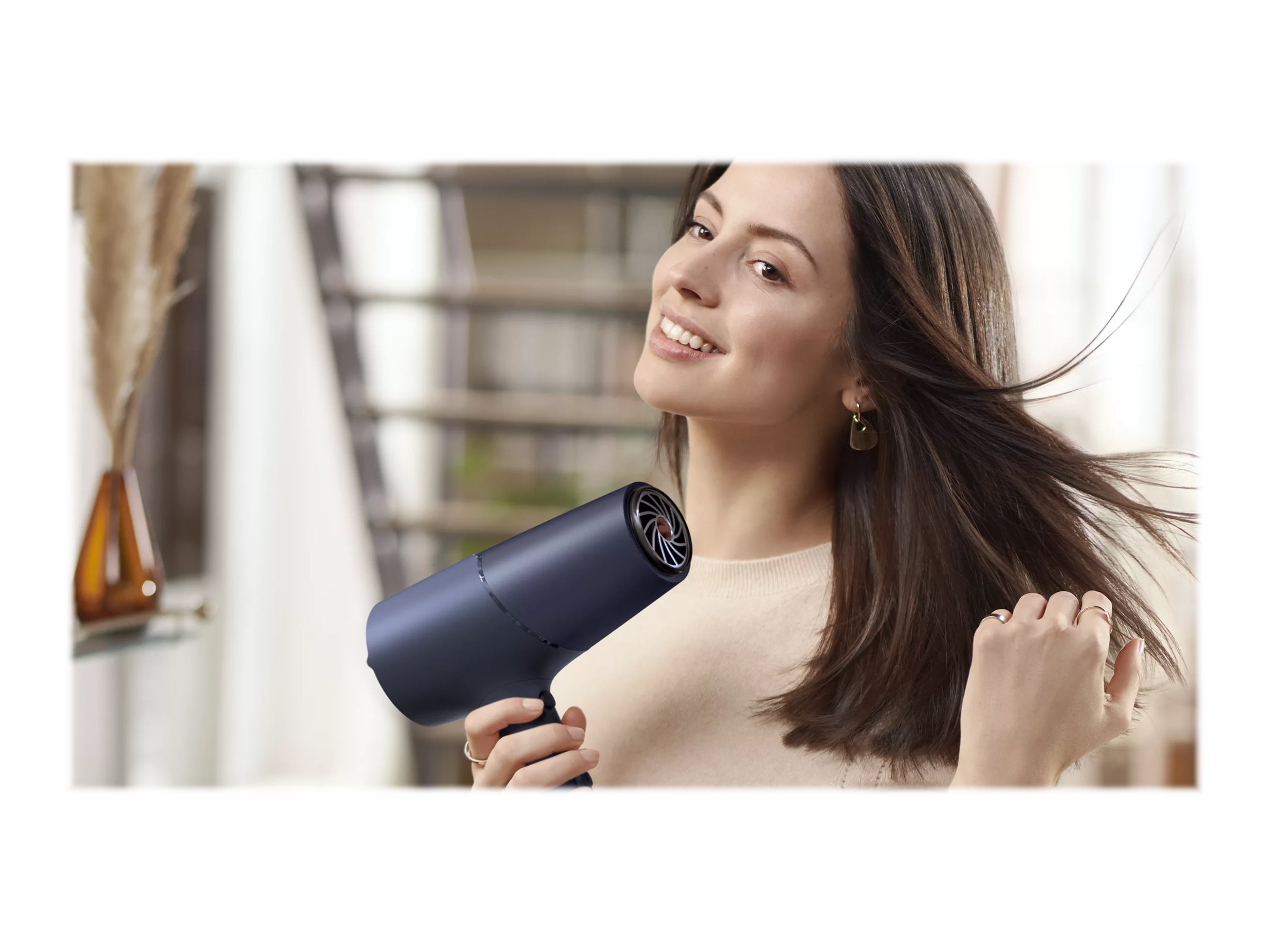 Philips | Hair Dryer | BHD510/00 | 2300 W | Number of temperature settings 3 | Ionic function | Diffuser nozzle | Blue/Metal - Image 15