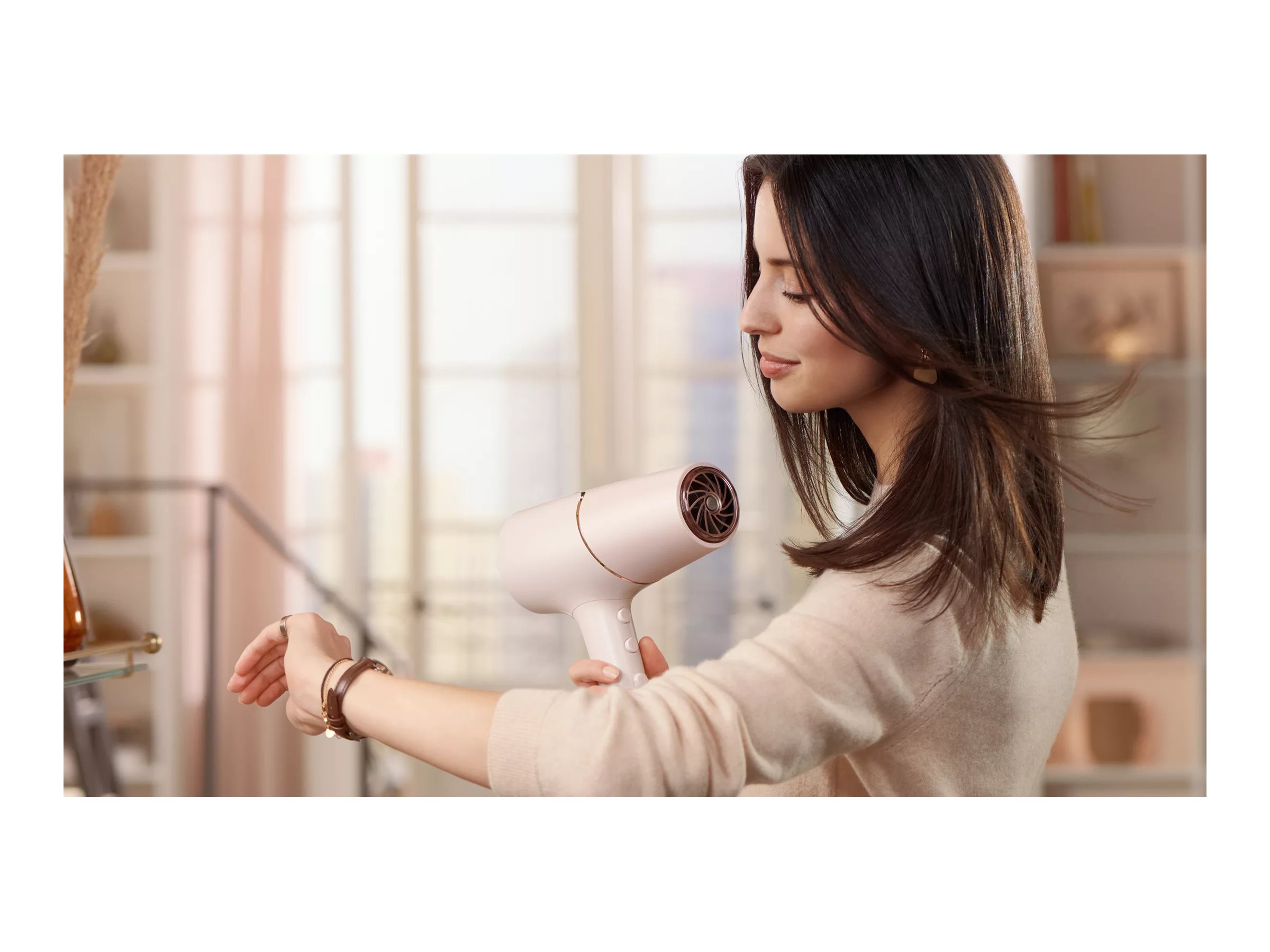 Philips | Hair Dryer | BHD530/00 | 2300 W | Number of temperature settings 6 | Ionic function | Pink - Image 10