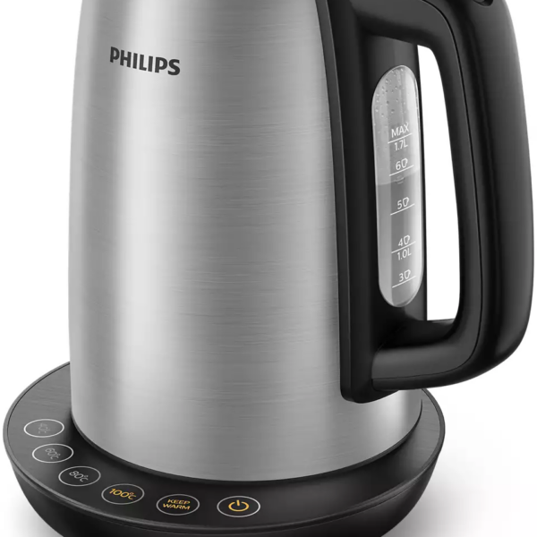 Philips | Kettle | HD9359/90 | Electric | 2200 W | 1.7 L | Stainless steel/Plastic | 360° rotational base | Grey