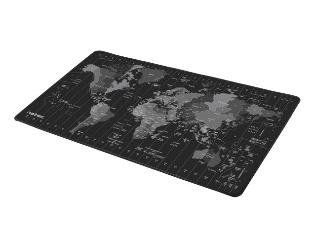 Natec | Mouse Pad Maxi | Time Zone Map