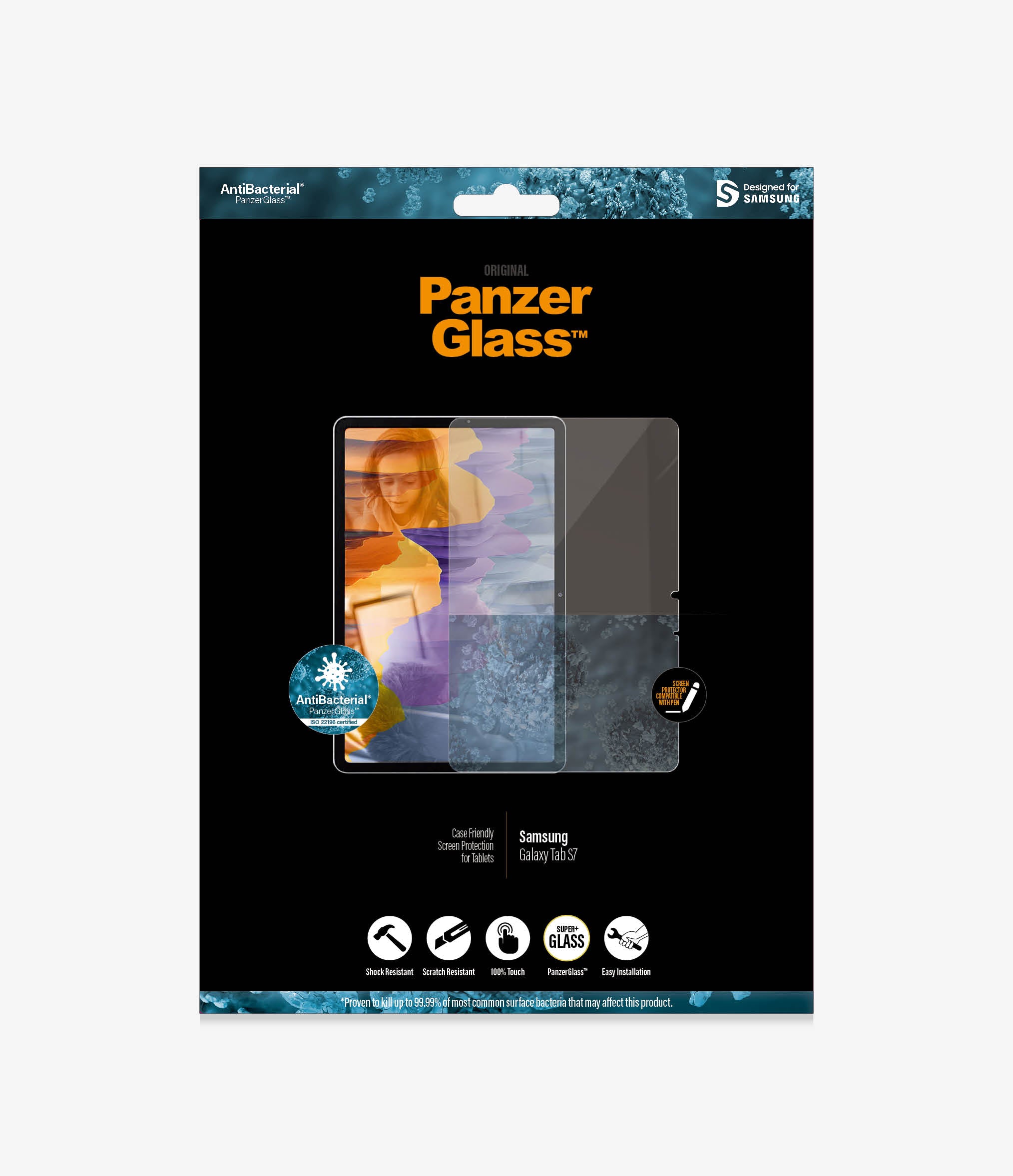 PanzerGlass | Galaxy Tab S7 | Transparent - Image 3