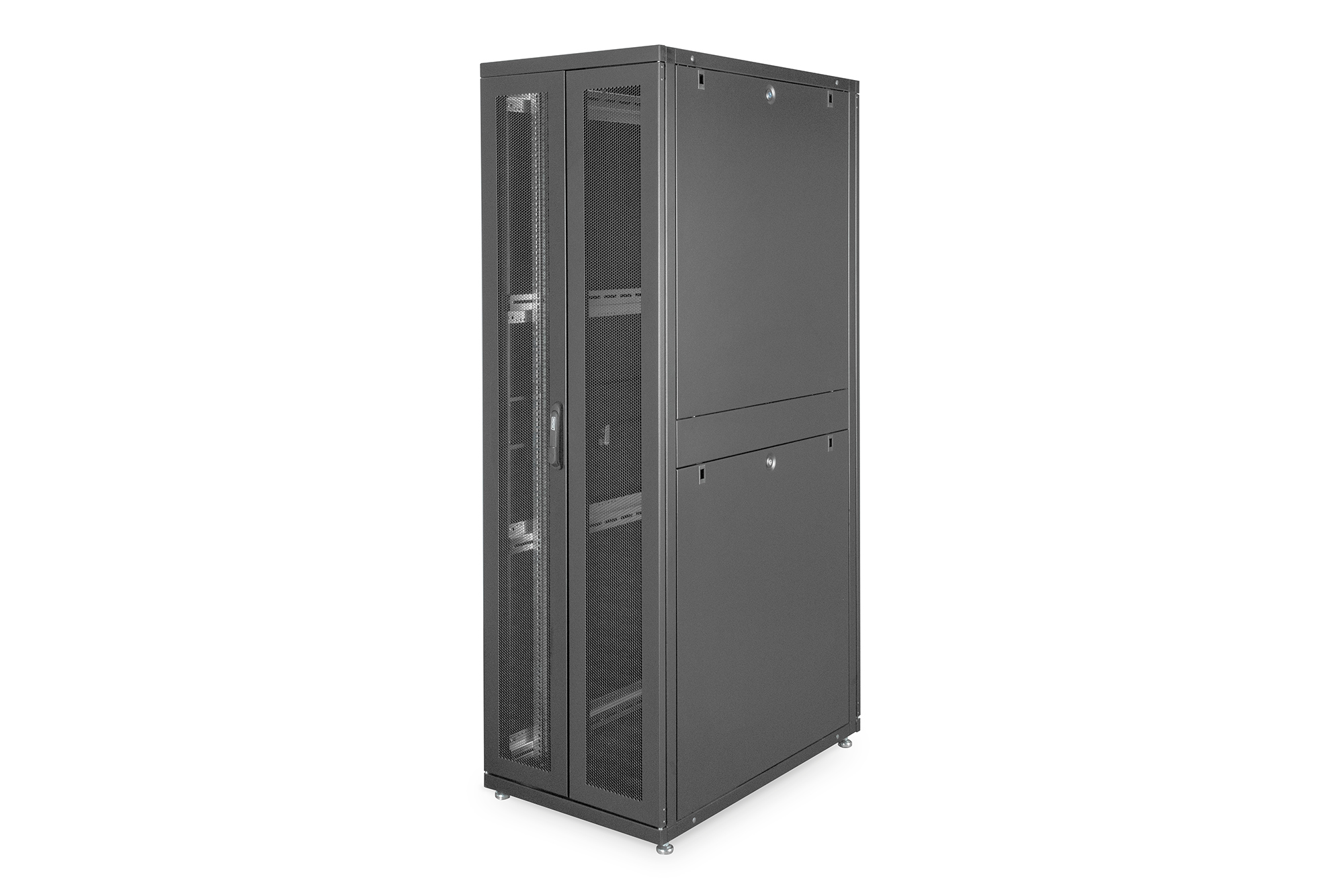 Digitus | Server Rack | DN-19 SRV-42U-B-1 | Black | IP protection class: IP20; Load capacity: 1000 kg; Depth: 1000 mm; Width: 600 mm - Image 6