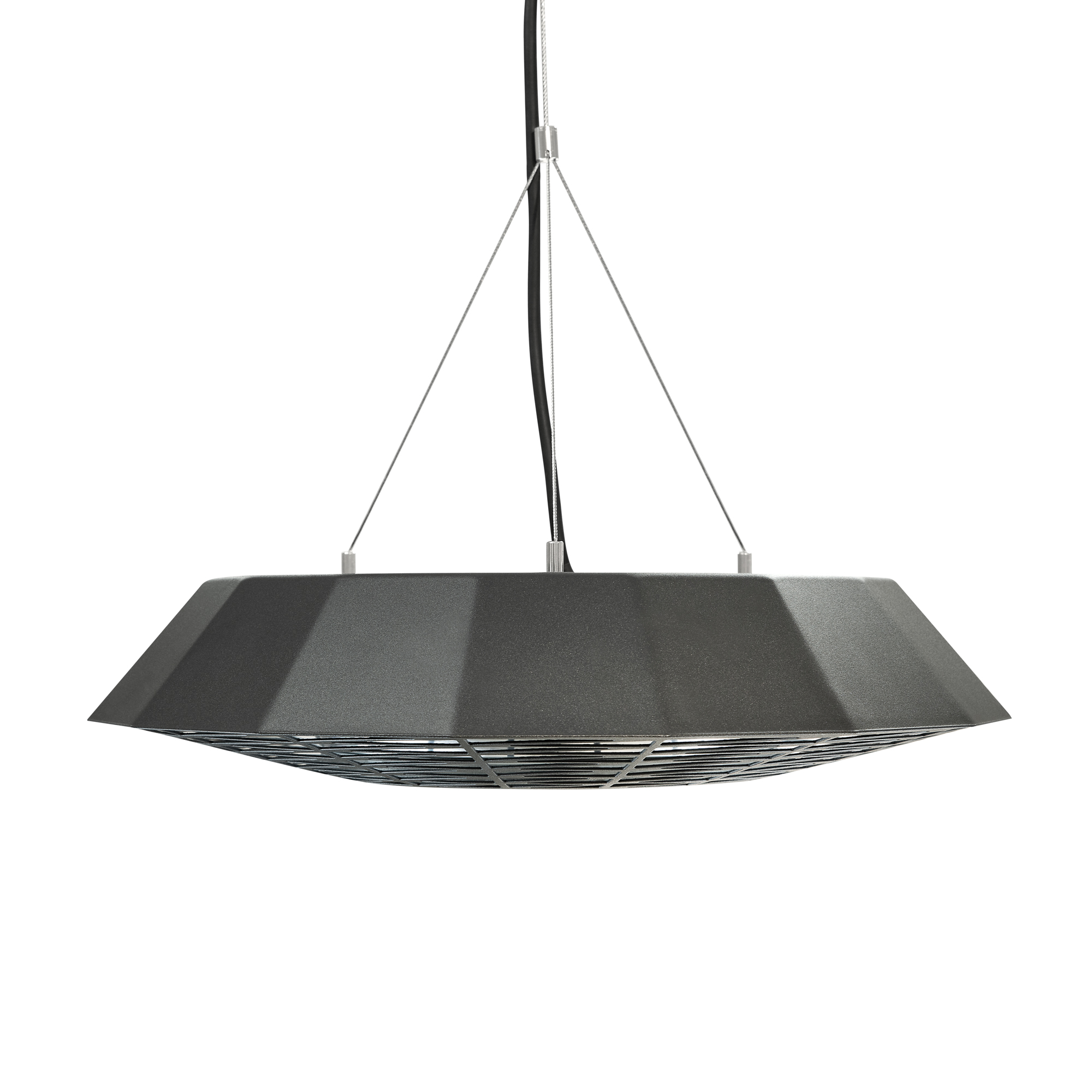 TunaBone | Electric Ceiling Infrared Patio Heater | TB2068C-01 | Patio heater | 2000 W | Number of power levels 1 | Suitable for rooms up to 20 m² | Black | IP45 - Image 2