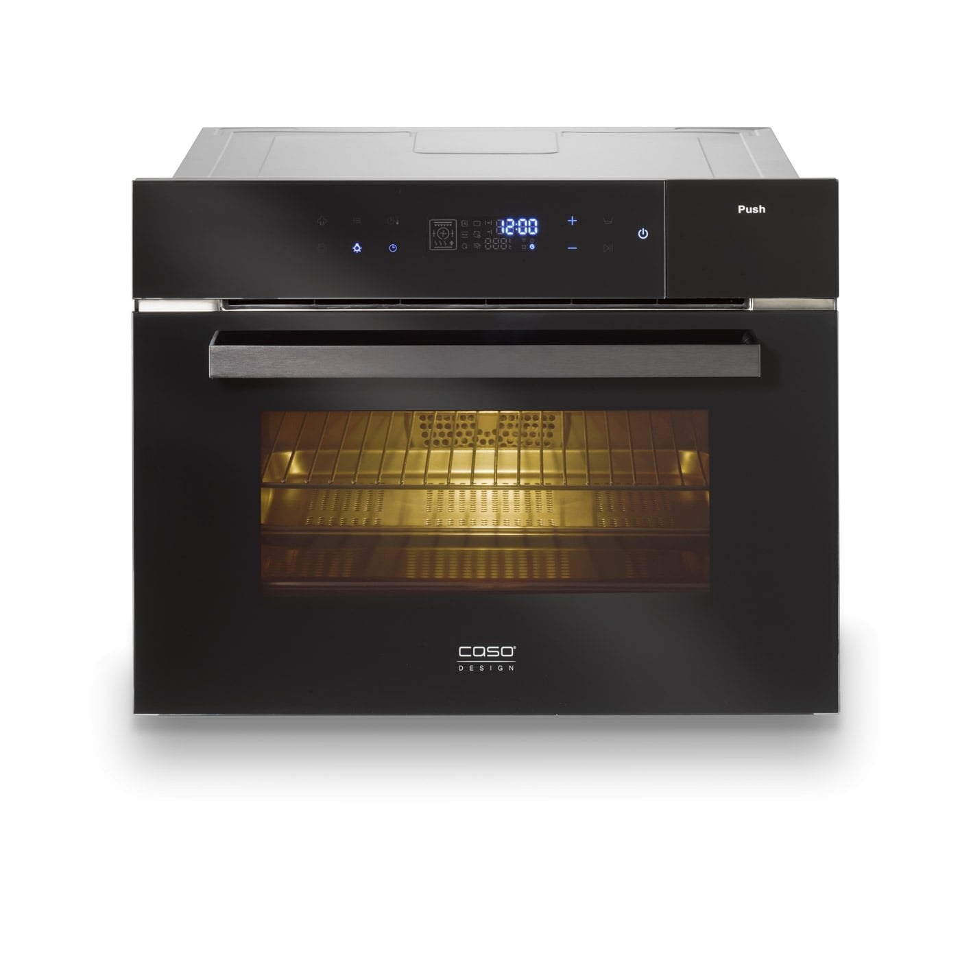 Caso | Multifunction Oven | SteamMaster E 56 | 45 L | Multifunctional | Steam | Sensor-touch | Steam function | Height 45.5 cm | Width 59.5 cm | Black